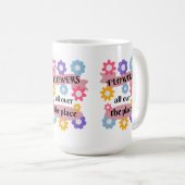 Mug Fleurs partout (Devant droit)