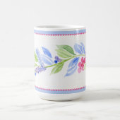 Mug Fleurs pastel à l'aquarelle peintes à la main (Centre)