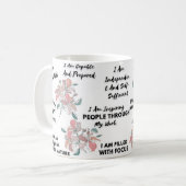 Mug Fleurs Pastel auto-amour (Devant gauche)