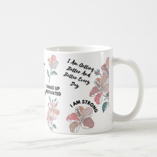 Mug Fleurs Pastel auto-amour (Droite)