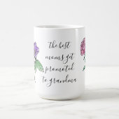 Mug Fleurs peintes, pour la 1ère grand-mère (Centre)