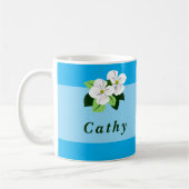 Mug Fleurs Personnalisé (Gauche)