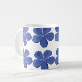Mug Fleurs Pétales Plumbago (Devant gauche)