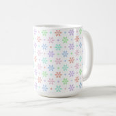Mug Fleurs, Points & Étincelles (Devant droit)