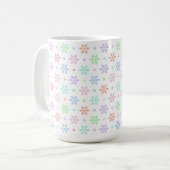 Mug Fleurs, Points & Étincelles (Devant gauche)