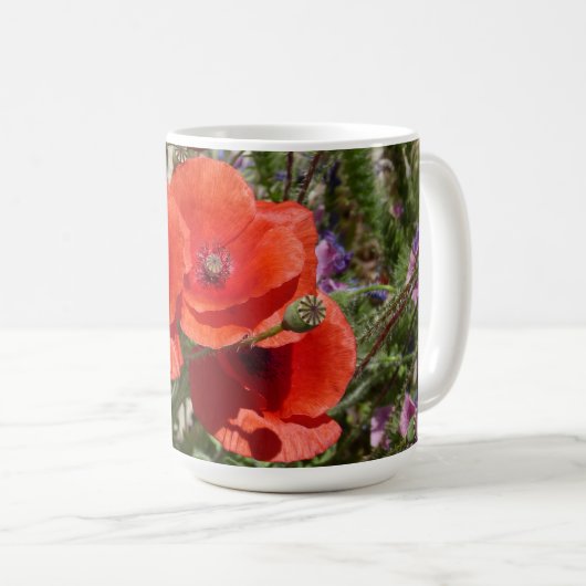 MUG FLEURS POPPY (Devant droit)