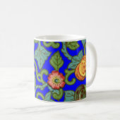 Mug Fleurs porcelaines chinoises d'époque et papillons (Devant droit)