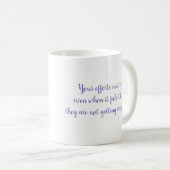 Mug Fleurs positives vos efforts comptent (Devant droit)
