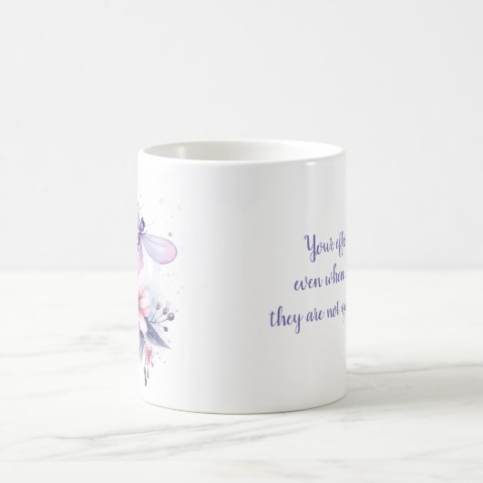 Mug Fleurs positives vos efforts comptent (Centre)
