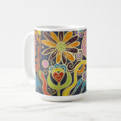 Mug Fleurs pour Jolene (Devant gauche)