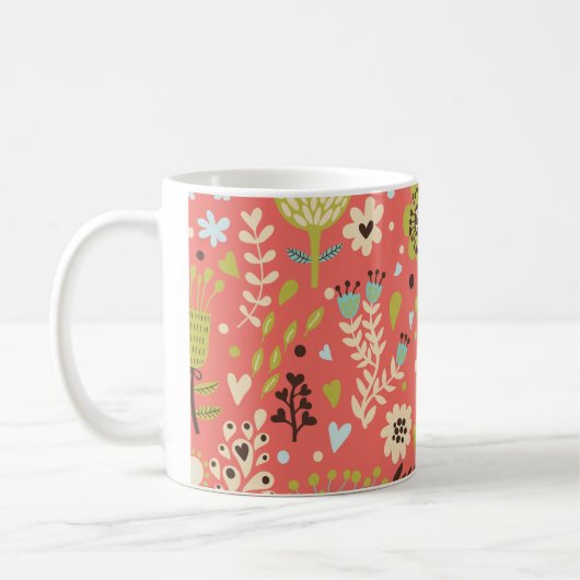 Mug Fleurs Pour Vous Faire Sourire (Gauche)