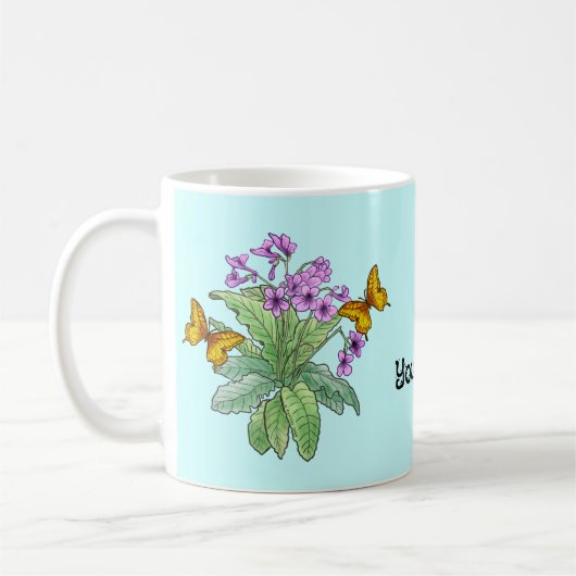 Mug Fleurs Primrose (Gauche)