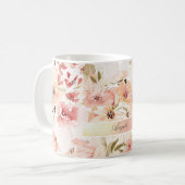 Mug Fleurs printanières en fleurs (Devant gauche)