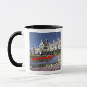 Mug Fleurs printanières et gare historique,