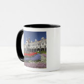 Mug Fleurs printanières et gare historique, (Devant gauche)