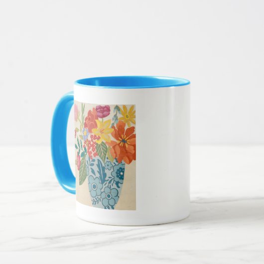 Mug Fleurs printanières I (Devant gauche)
