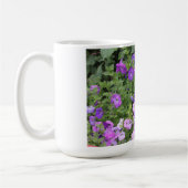 Mug Fleurs printanières Jardin pourpre Petunia Photo f (Gauche)