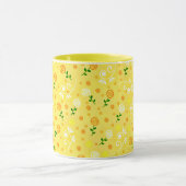 Mug Fleurs printanières jaunes (Centre)