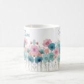 Mug Fleurs printanières vintage pour maman (Centre)