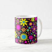 Mug Fleurs psychédéliques dynamiques en Bloom-67566 (Devant droit)