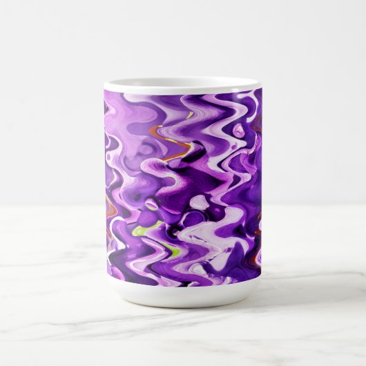 MUG FLEURS PURPLES ABSTRAITES (Centre)