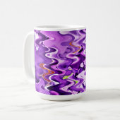MUG FLEURS PURPLES ABSTRAITES (Devant gauche)