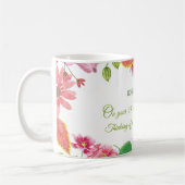 Mug Fleurs religieuses du 35e anniversaire du Mariage (Gauche)
