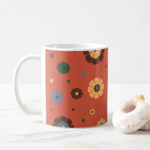 Mug Fleurs Rétro