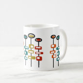 Mug Fleurs rétro (Devant droit)