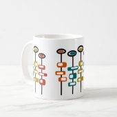 Mug Fleurs rétro (Devant gauche)