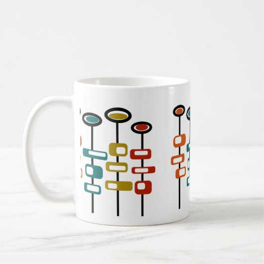 Mug Fleurs rétro (Gauche)