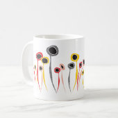 Mug Fleurs Rétro (Devant gauche)