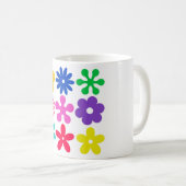 MUG FLEURS RÉTRO GROOVY (Devant droit)