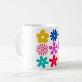 MUG FLEURS RÉTRO GROOVY (Devant gauche)