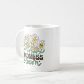 Mug Fleurs Rétro Laisser S'Éclairer (Devant gauche)