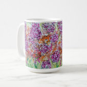 Mug Fleurs roses (Devant gauche)