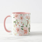 Mug Fleurs roses (Gauche)