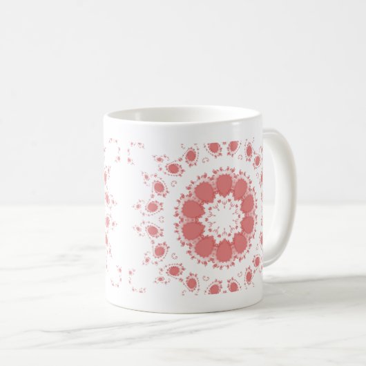 Mug Fleurs roses (Devant droit)