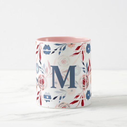 Mug Fleurs roses (Centre)