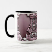 Mug Fleurs Roses (Gauche)