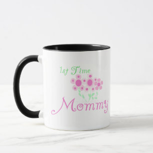 Mug Fleurs roses 1er Fleurs Mommy tshirts et cadeaux