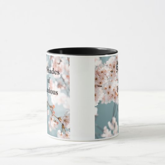 Mug Fleurs roses 50 Tons de Fabuleux (Centre)