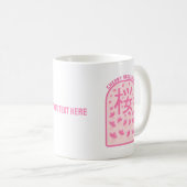 Mug Fleurs roses de cerisier fleur Japon (Devant droit)