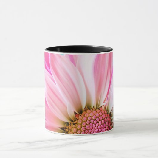 Mug Fleurs roses délicates (Centre)