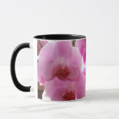 Mug Fleurs roses d'orchidées (Gauche)