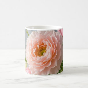 Mug Fleurs roses élégantes et élégantes, épicées