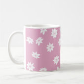 Mug Fleurs roses et blanches (Gauche)