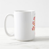 Mug Fleurs roses et blanches Cerisier Élégant (Gauche)