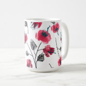 Mug Fleurs roses florales Wrap-68881 (Devant droit)