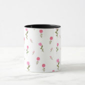Mug fleurs roses motif (Centre)